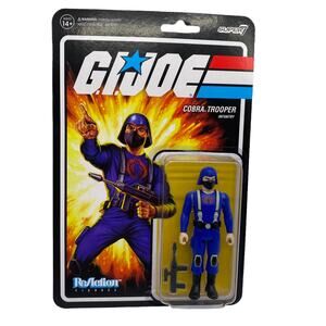 G.I. Joe Cobra Trooper Infantry Reaction Figures Super 7 Hasbro 2021 New Sealed